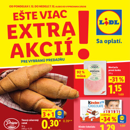 Lidl - Špeciálne akcie - vybrané predajne