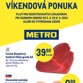 Metro - Víkendová ponuka