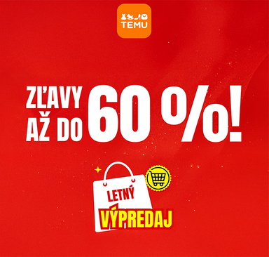 TEMU - Letný výpredaj až do -60 %