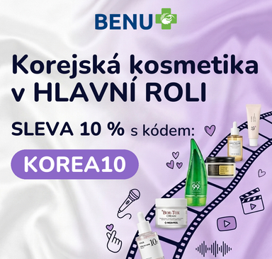 BENU - Korejská kosmetika sleva 10 %