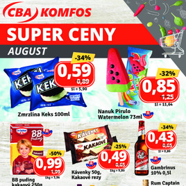 CBA - Super Ceny august