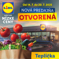 Lidl - Nová predajňa v Tepličke nad Váhom