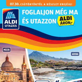 Aldi - Utazás katalógus
