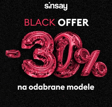 Sinsay - Black Offer -30 %