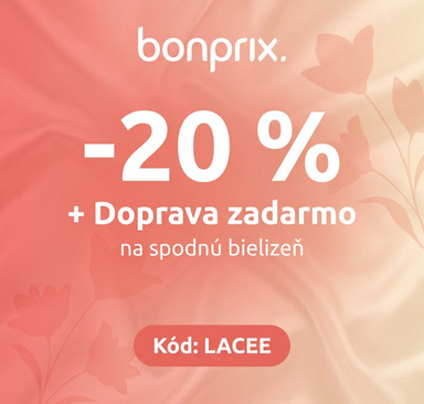 Bonprix - Zľava 20 % a doprava zadarmo