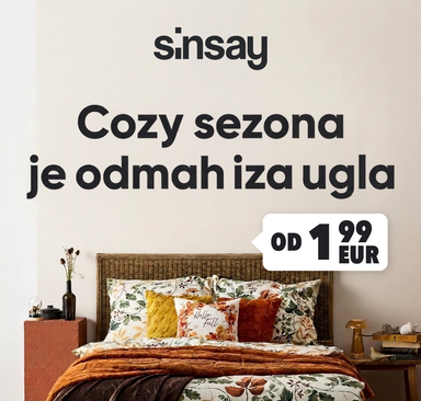 Sinsay - Jesenska kolekcija za dom od 1,99 EUR