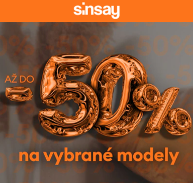 Sinsay - Black Days do -50 %