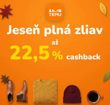 Temu - Jeseň plná zliav