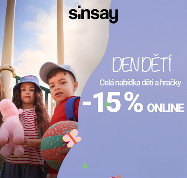 Sinsay - Sleva 15 % online