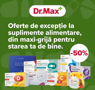 Dr.Max - 50% reducere la produsele Dr.Max