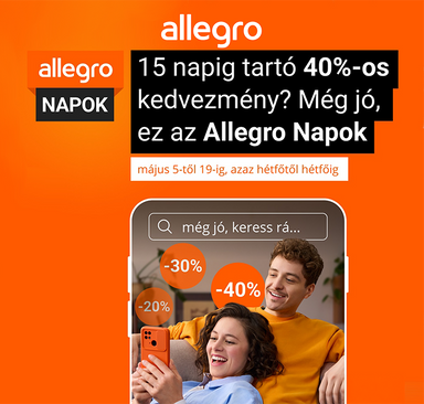Allegro - Allegro napok akár 40% kedvezménnyel