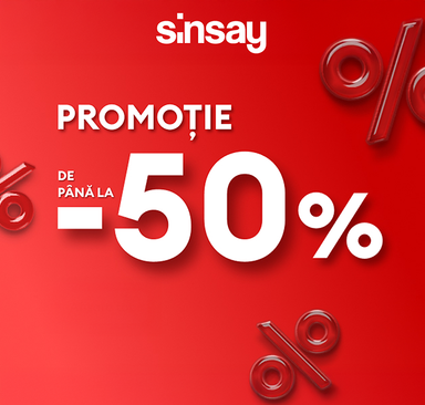 Sinsay - Reduceri de până la 50%