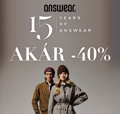Answear - 15 years, akár 40% kedvezmény