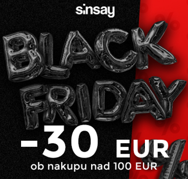 Sinsay - 30 EUR popusta