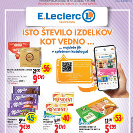 E.Leclerc - Isto število izdelkov kot vedno