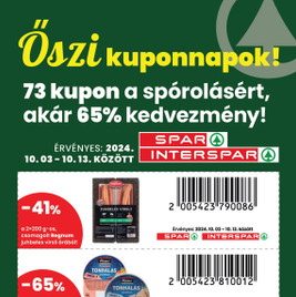 SPAR - Őszi kuponnapok