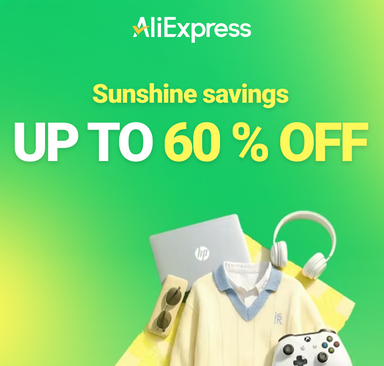 AliExpress – Zľavy až 60 %