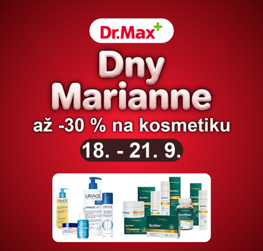 Dr. Max - Dny Marianne, až -30 % na kosmetiku