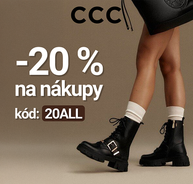 CCC - Sleva 20 % na vše