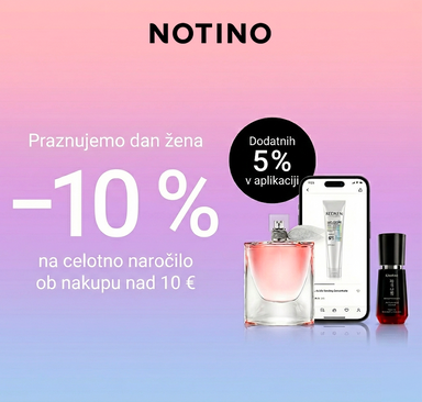 Notino - 10 % popusta na celotno naročilo