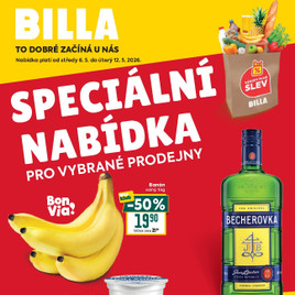 Billa - Speciální nabídka: vybrané prodejny
