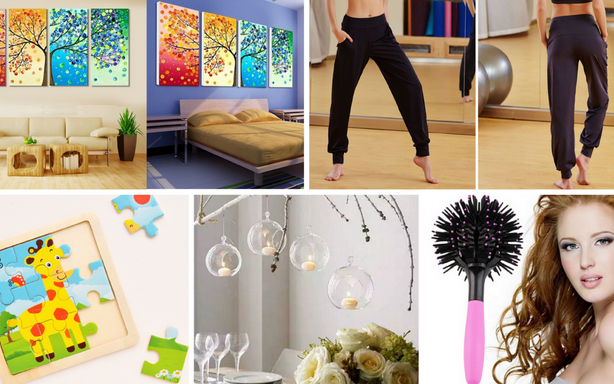 AliExpress tipy - obraz, sportovní kalhoty, puzzle