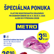 Metro - Špeciálna ponuka