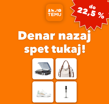 TEMU - Denar nazaj, spet tukaj!