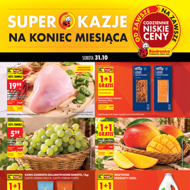 Biedronka - Super okazje na koniec miesiąca