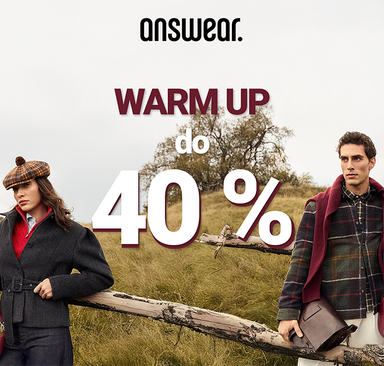 Answear - Warm up do -40 %