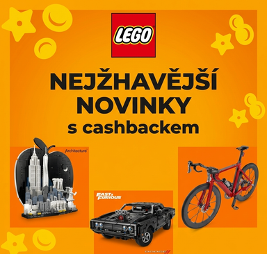 LEGO® - Nejžhavější novinky s cashbackem