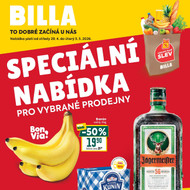 Billa - Speciální nabídka: vybrané prodejny