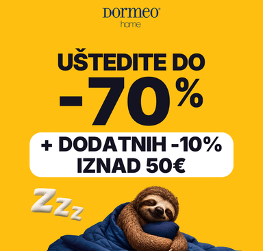 Dormeo - Dani spavanja, do -70 % + dodatnih -10 %