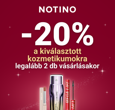 Notino - 20% kedvezmény a kiválasztott kozmetikumokra