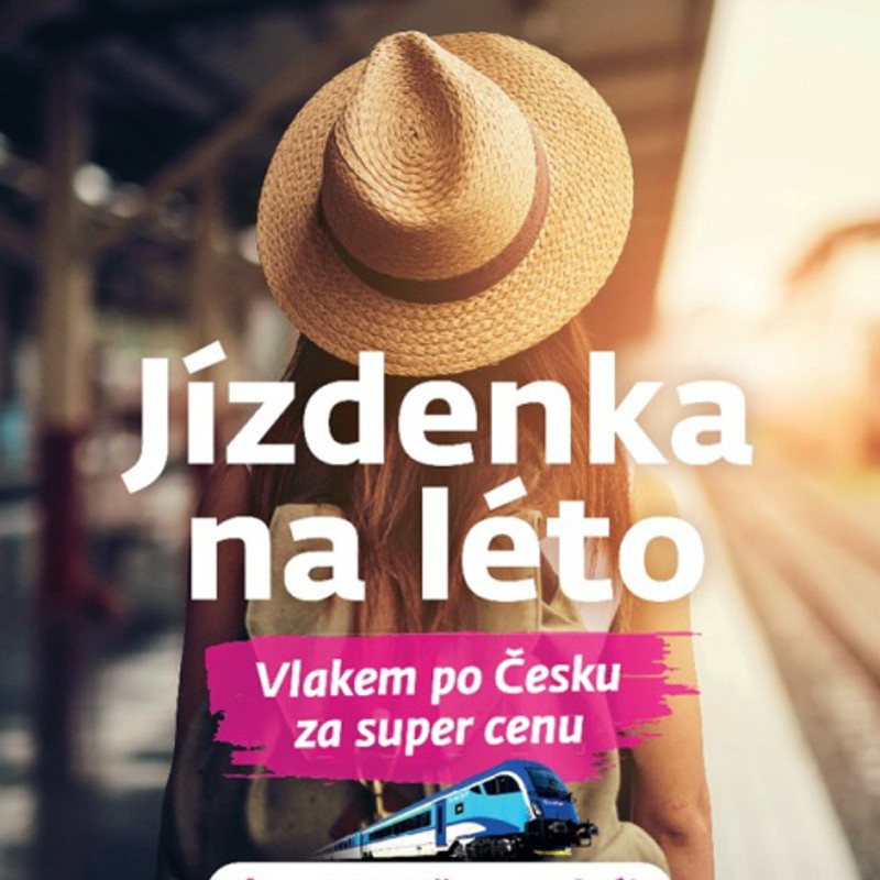Jízdenka na léto od ČD: týden neomezeného cestování vlakem za 1390 Kč (děti a senioři 695)