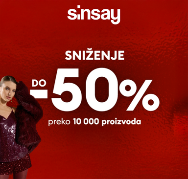 Sinsay - Rasprodaja do -50 %