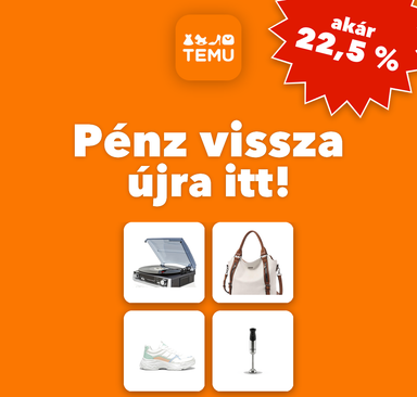 TEMU - Pénz vissza, újra itt!