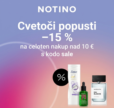 Notino - Cvetoči popusti -15 %
