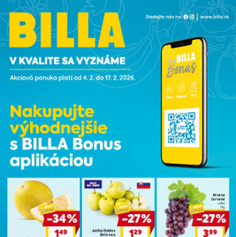 Billa - Bonus leták