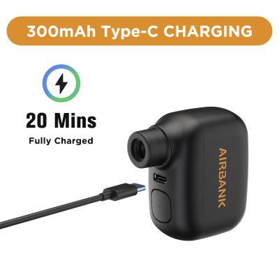 Mini elektrická pumpička na kolo z Dekáče | USB-C, 93g