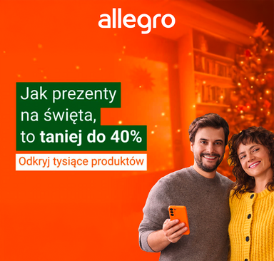 Allegro - Świąteczne zakupy z rabatami do 40%