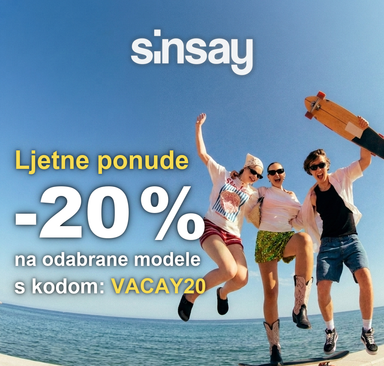 Sinsay - Ljetne ponude -20 %
