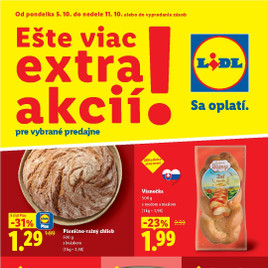 Lidl - Ešte viac extra akcií