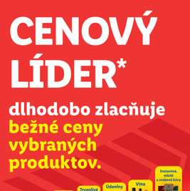 Lidl - Cenový líder zlacňuje