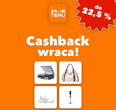 TEMU - Cashback wraca!