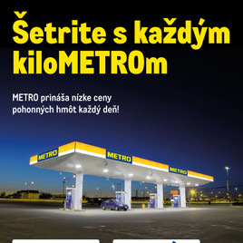 Metro - Šetrite s každým kiloMETROm