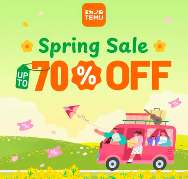 TEMU - Spring sale