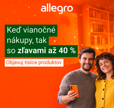 Allegro - Vianočné nákupy so zľavami až 40 %
