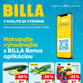Billa - Bonus leták
