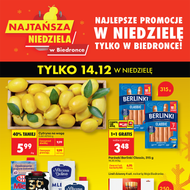 Biedronka - Najtańsza niedziela